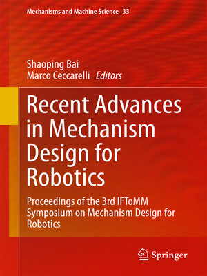 cover image of Recent Advances in Mechanism Design for Robotics